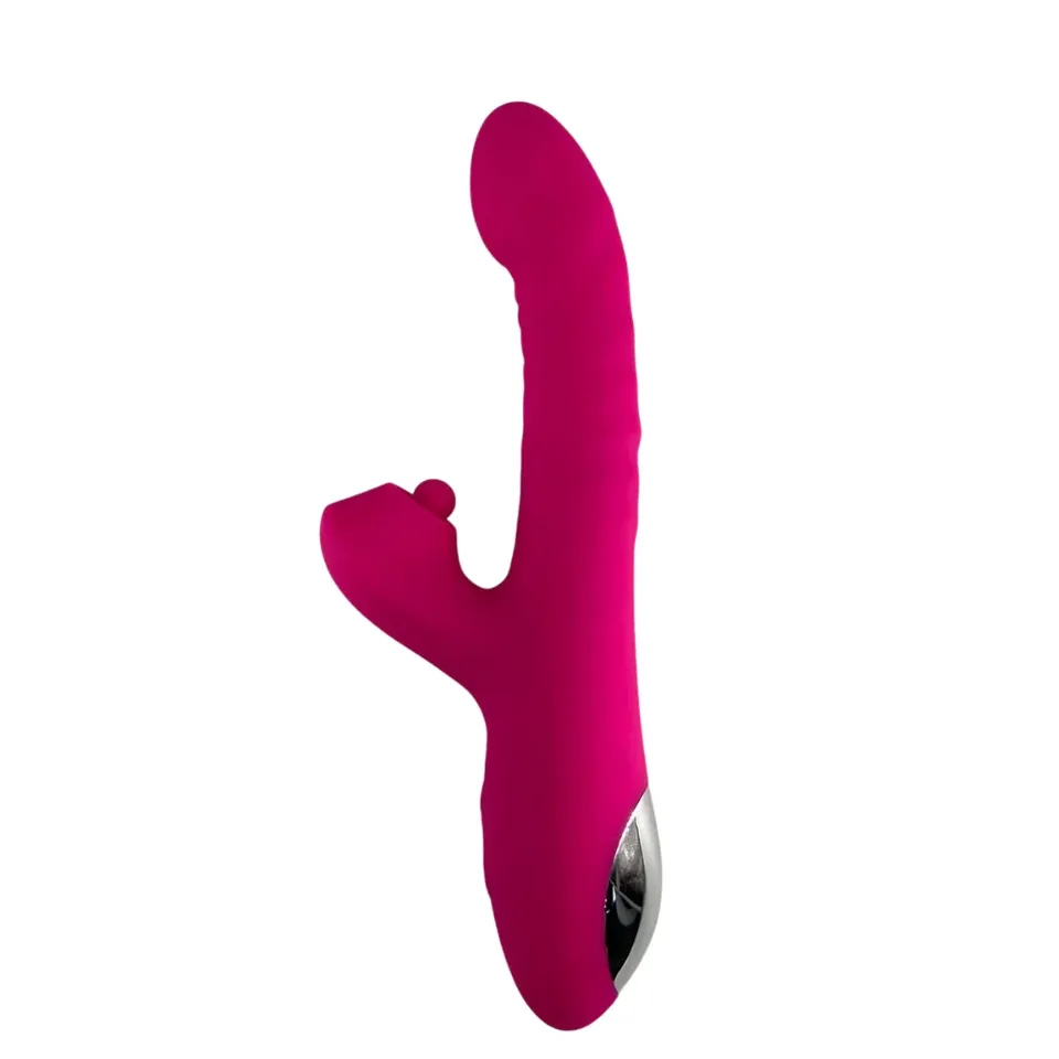 Vibrador vai e vem com pulsação no clitóris +Aquecimento – recarregável — foto 1 de 4