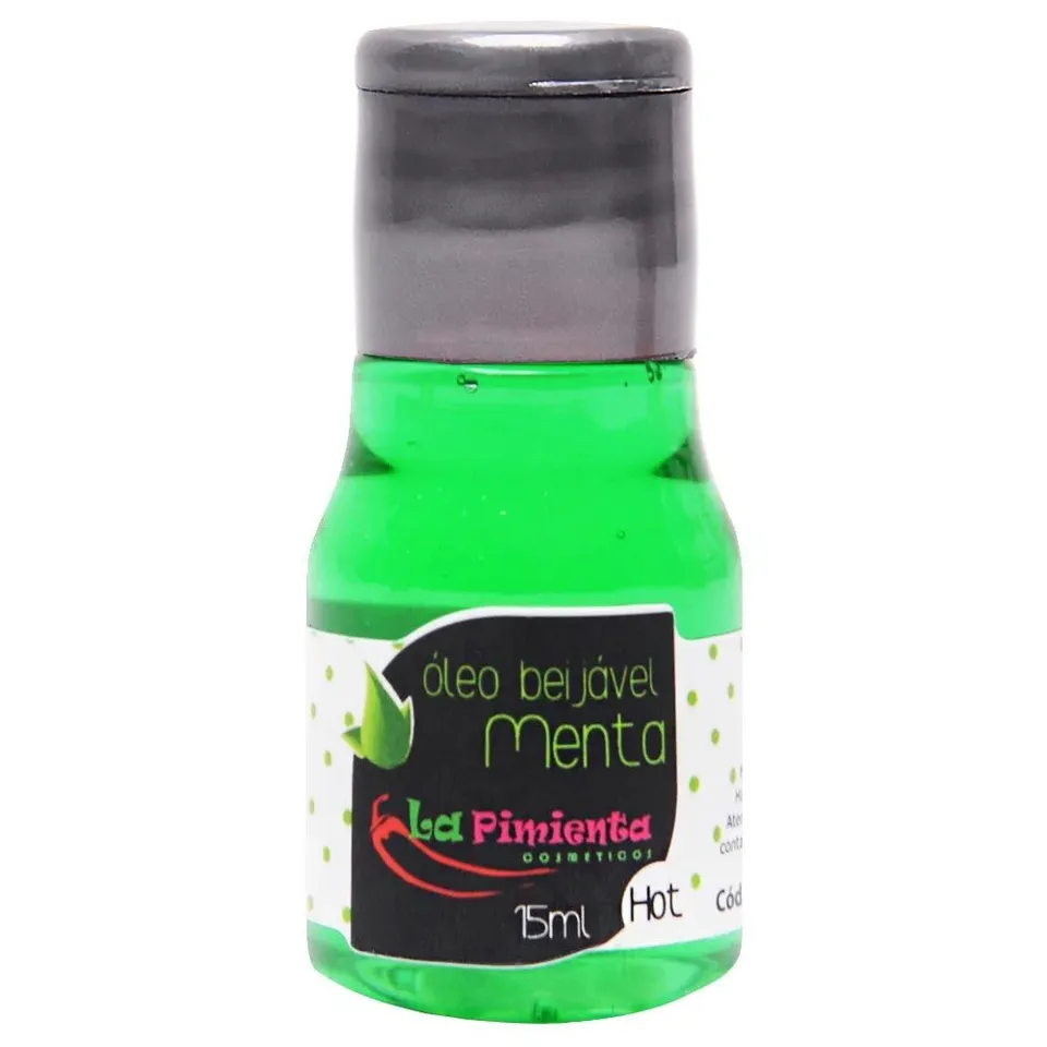 Óleo Beijavel menta Hot 15 ml (esquenta) – La Pimienta — foto 1 de 2