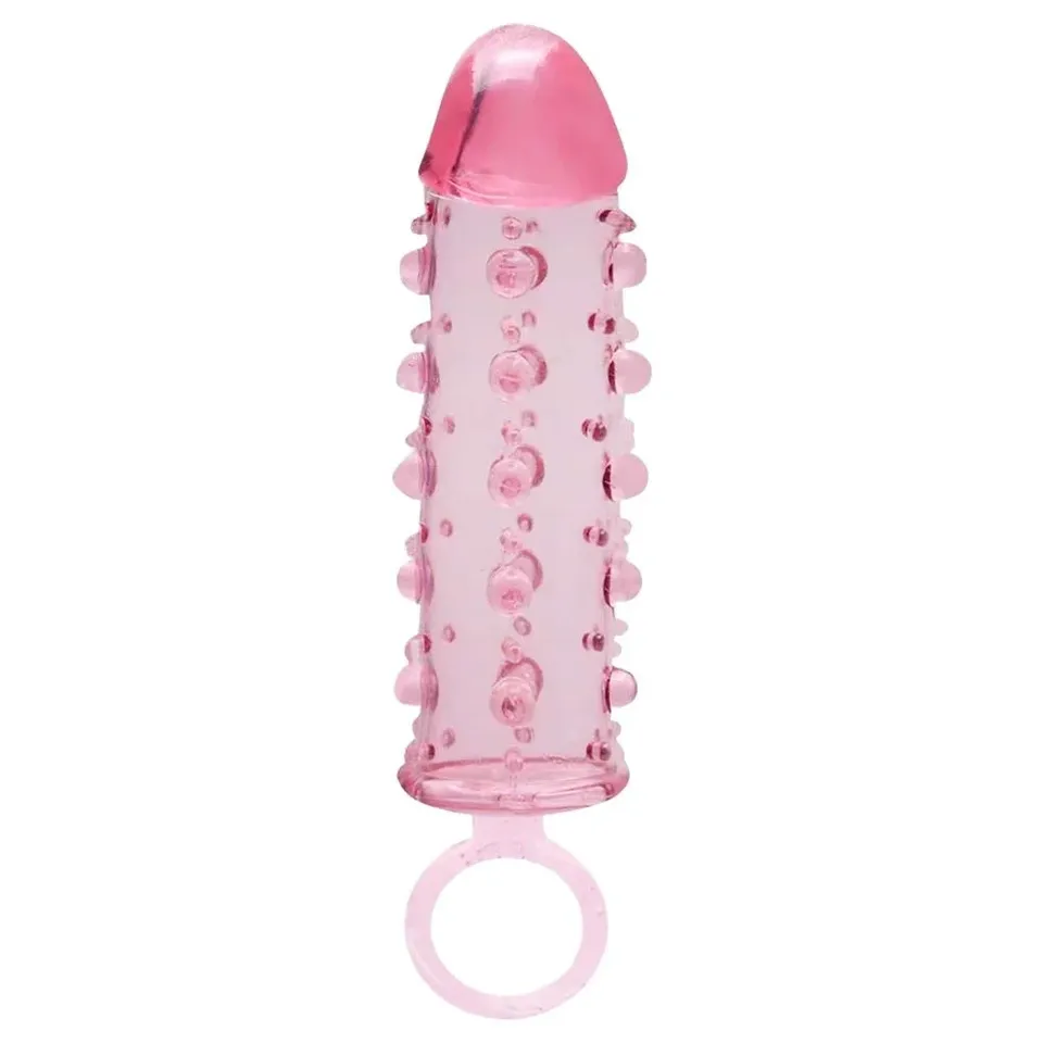 Capa Peniana Estimuladora com anel escrotal – transparente – Ref. 96859 — foto 1 de 3