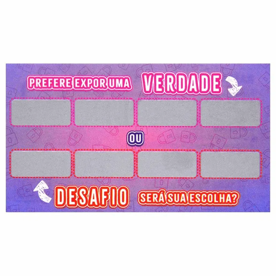 Raspadinha Verdade Desafio Unitária – Ref. 95436 — foto 1 de 3
