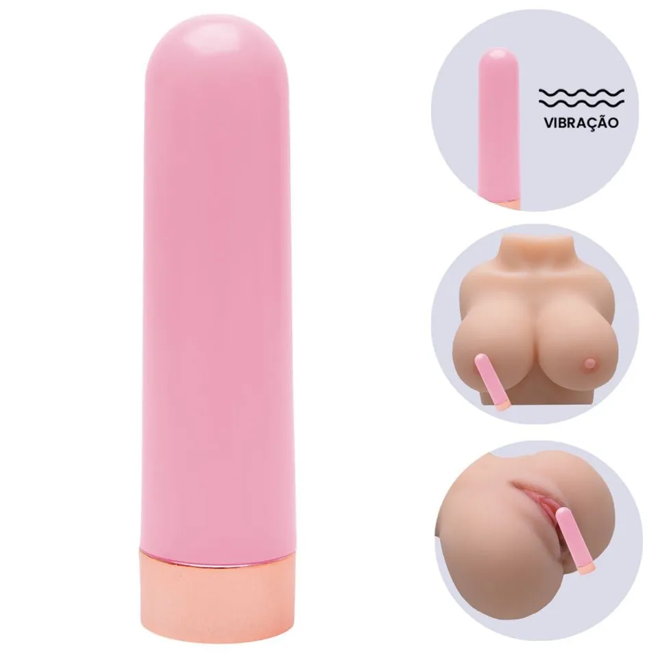 Bullet -Cápsula Vibratória lisa com 10 intensidades – rosa — foto 1 de 2