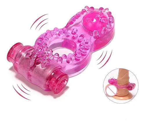 Anel Peniano Pérola Duplo Prazer – rosa