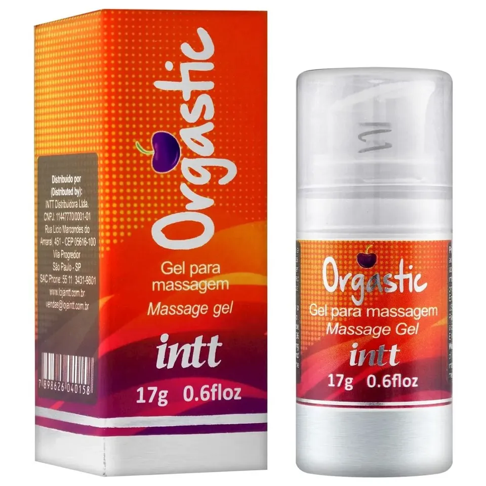 Orgastic Gel para Massagem Eletrizante 17 ml – Intt