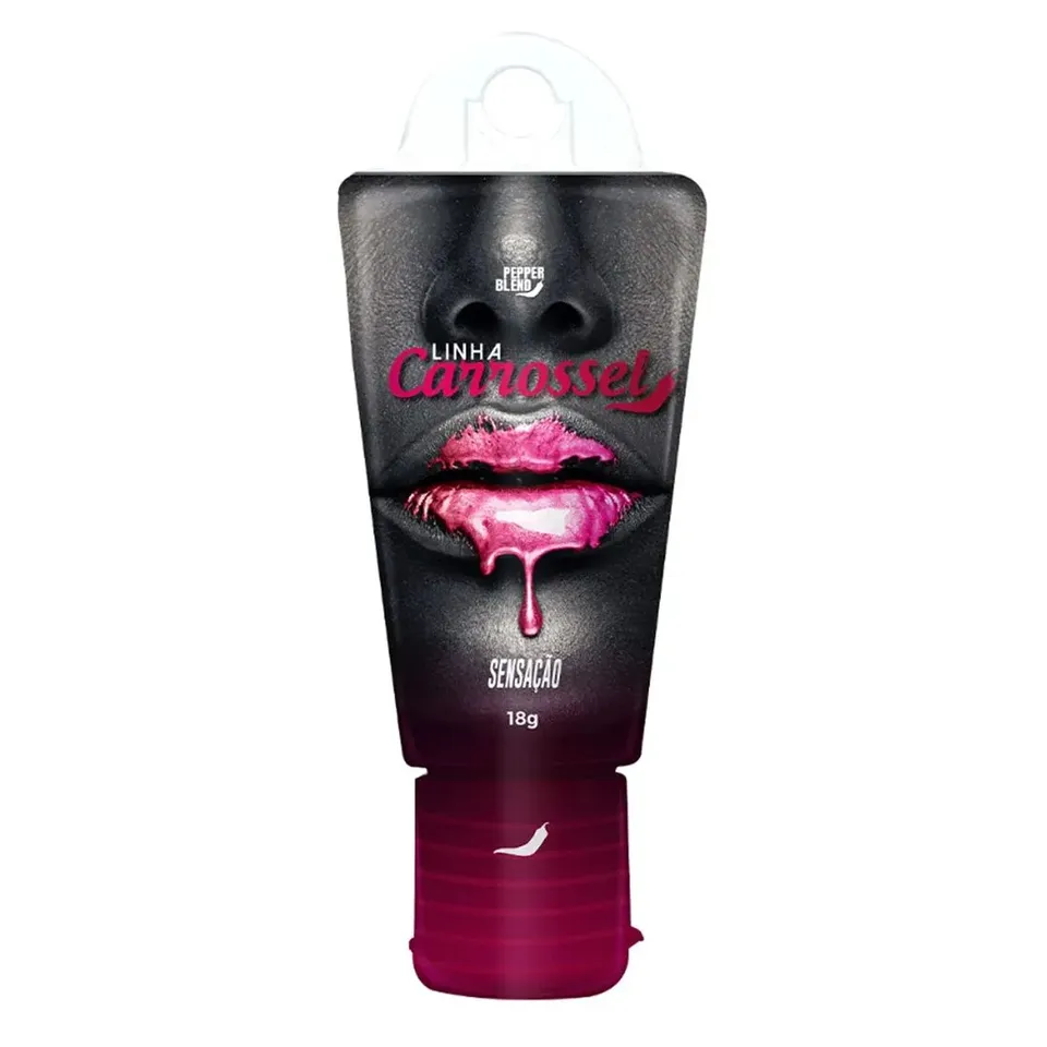 Carrossel Gel Comestível com Efeito Glíter 18 g Pepper Blend – sensação