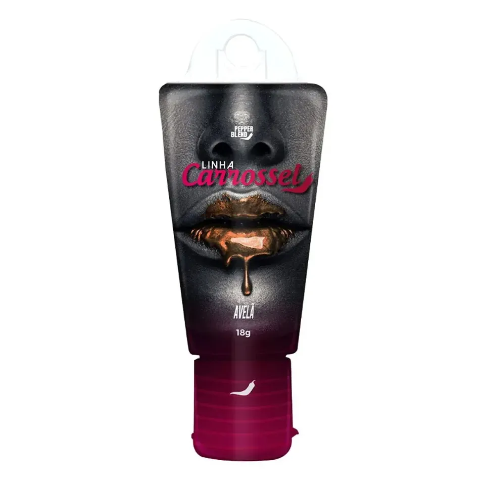 Carrossel Gel Comestível com Efeito Glíter 18 g Pepper Blend – creme de avelã