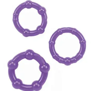 Kit Anel Peniano Retardador de Ereção – Roxo