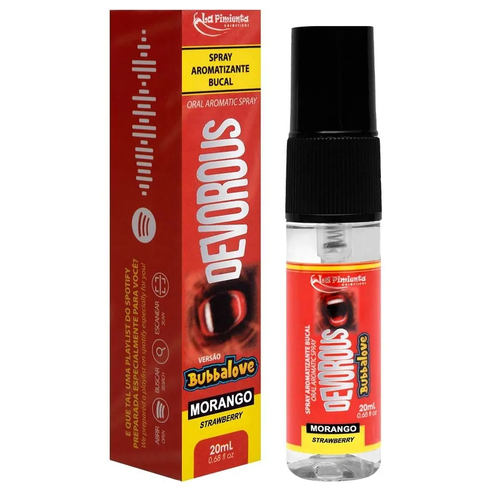 garganta profunda Devorous Bubbalove Spray Sexo Oral 20 ml – Ref. 103707 — foto 1 de 2