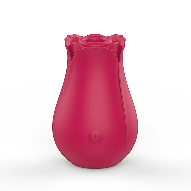 Vibrador de clitóris com Sucção Formato Rosa – recarregável — foto 1 de 2