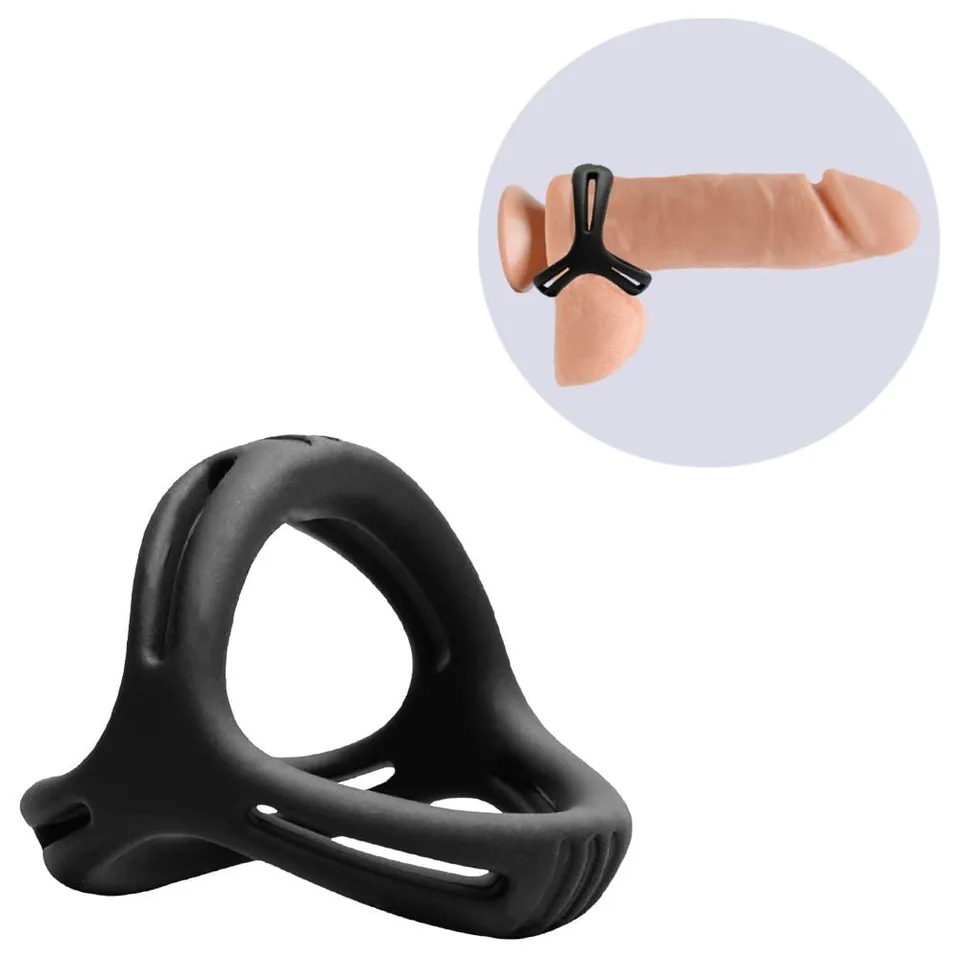 Anel Peniano Silicone Duplo Stay Hard — foto 1 de 4