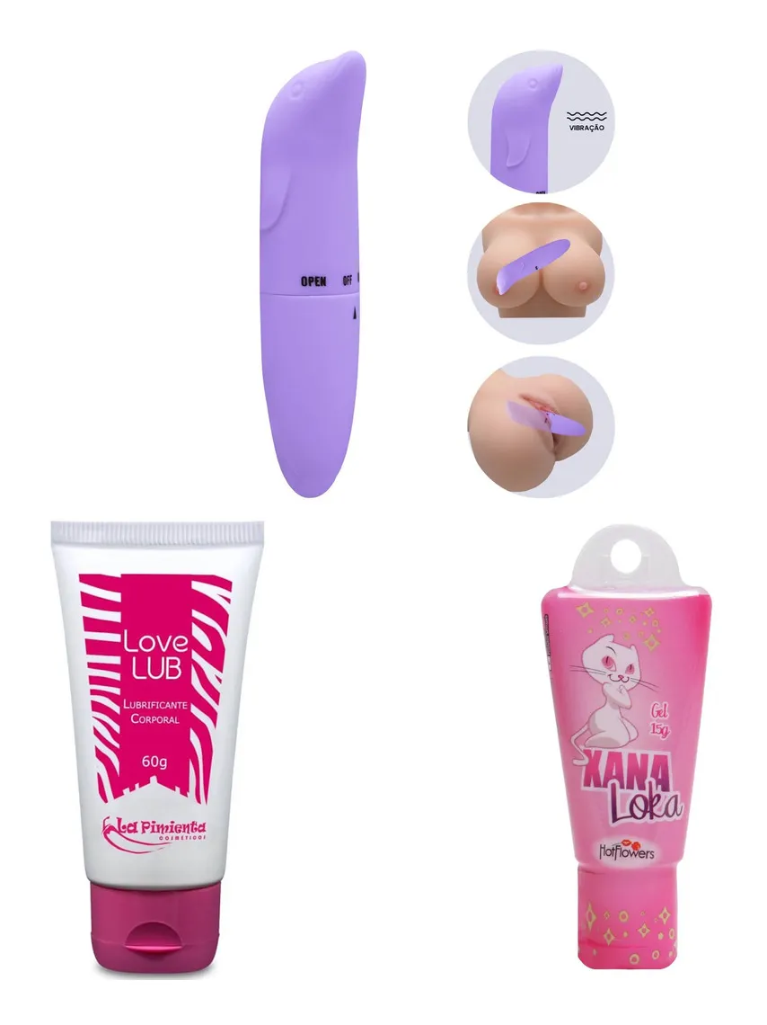 Vibrador + Lubrificante + Excitante