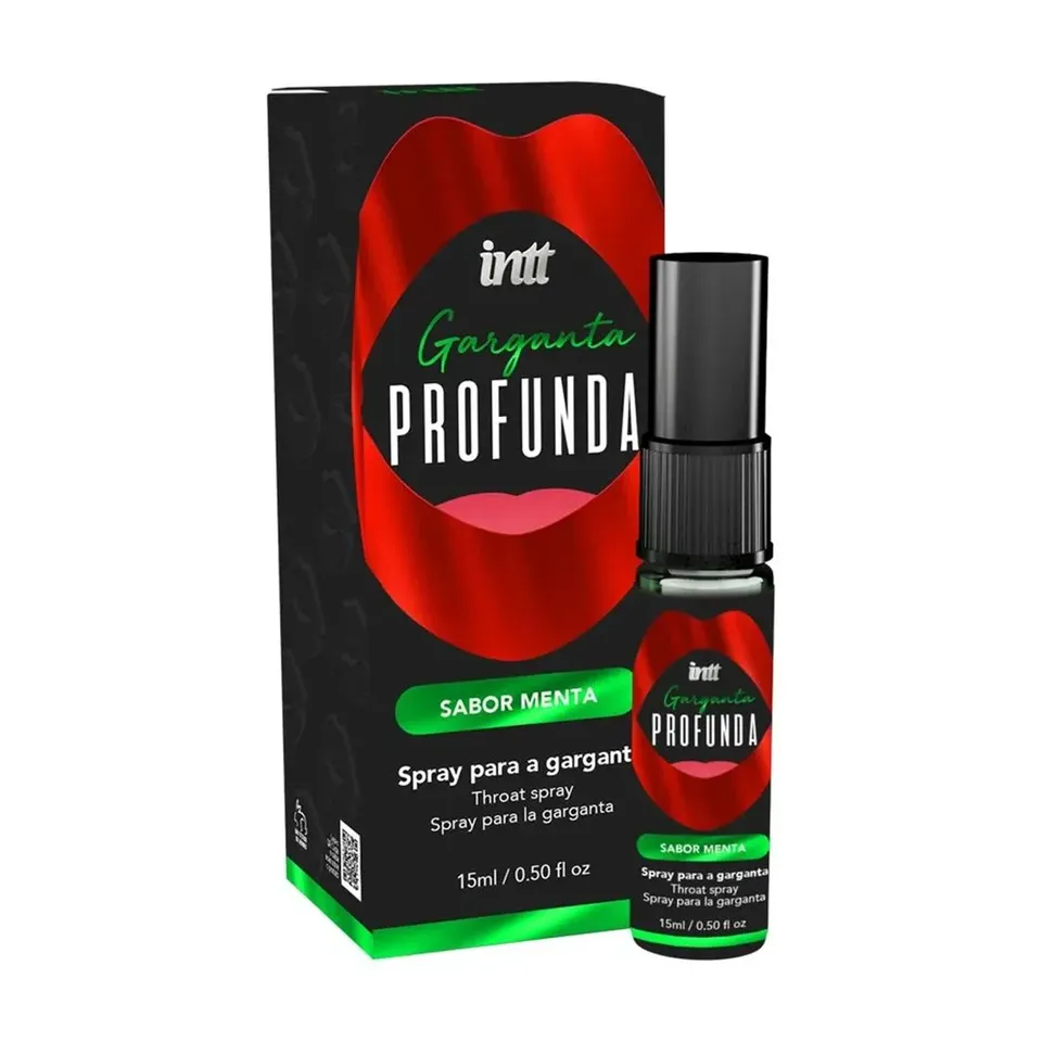 Garganta Profunda Spray Menta Dessensibilizante 15 ml – Intt