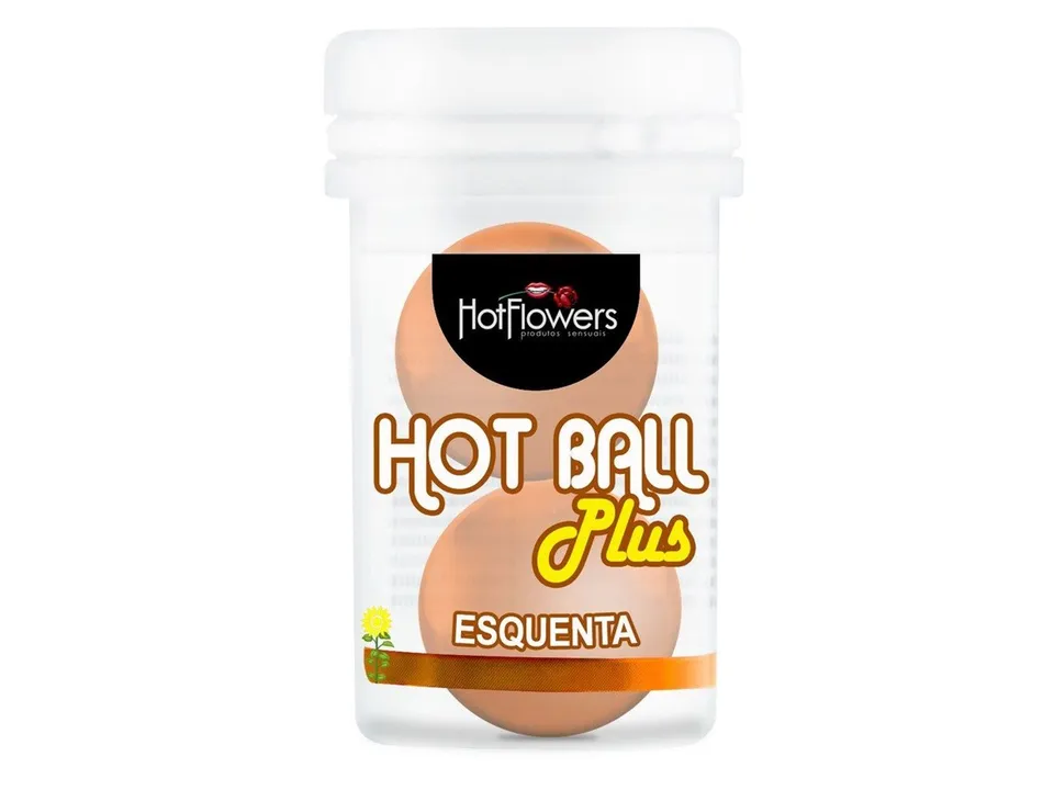 Bolinha Hot Ball Plus com Efeito Esquenta (com 2 Unidades) – Hot Flowers