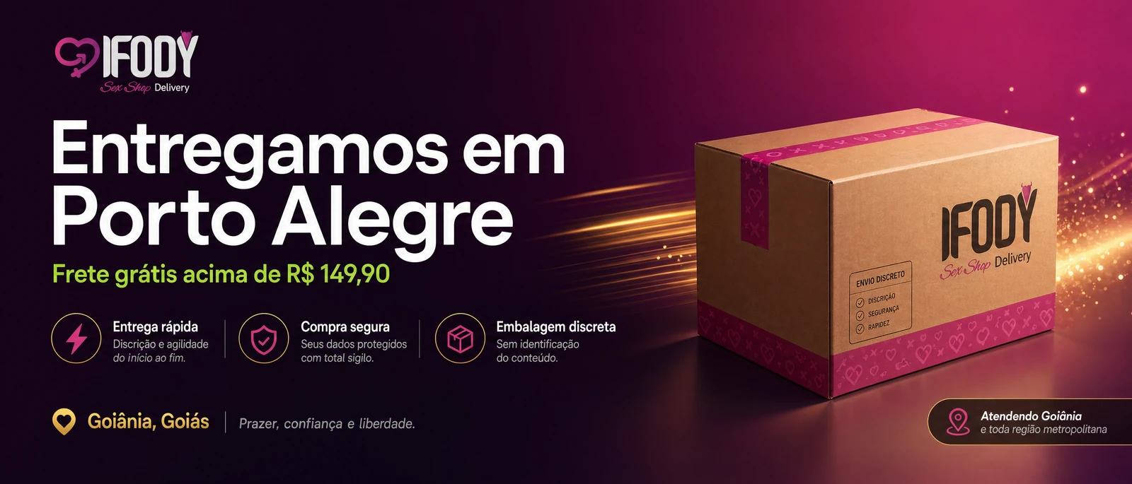 Frete grátis em Porto Alegre/RS