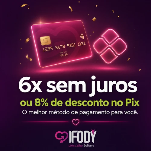 6x sem juros ou 8% de desconto no Pix para quem compra em Várzea Grande