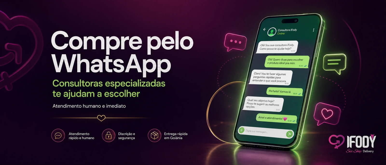Compre pelo WhatsApp com consultoras